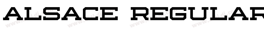 Alsace Regular字体转换